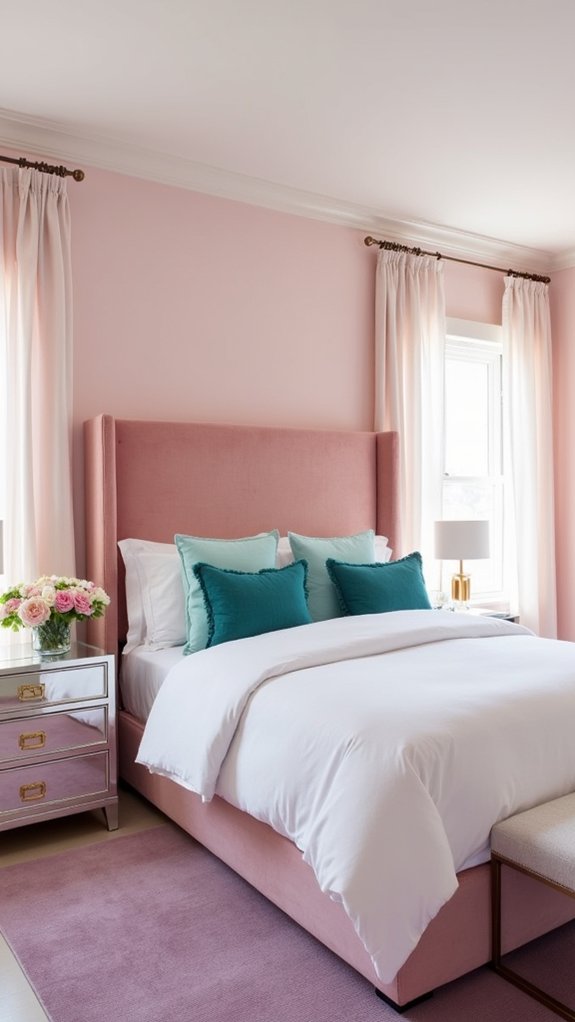pink and complementary colors