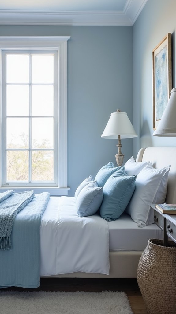 serene silvery blue selection