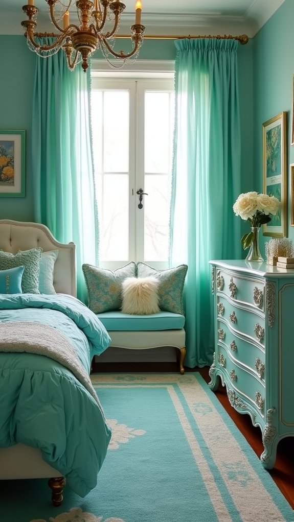 teal accent furniture shopping