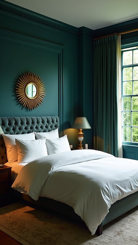tranquil teal bedroom oasis