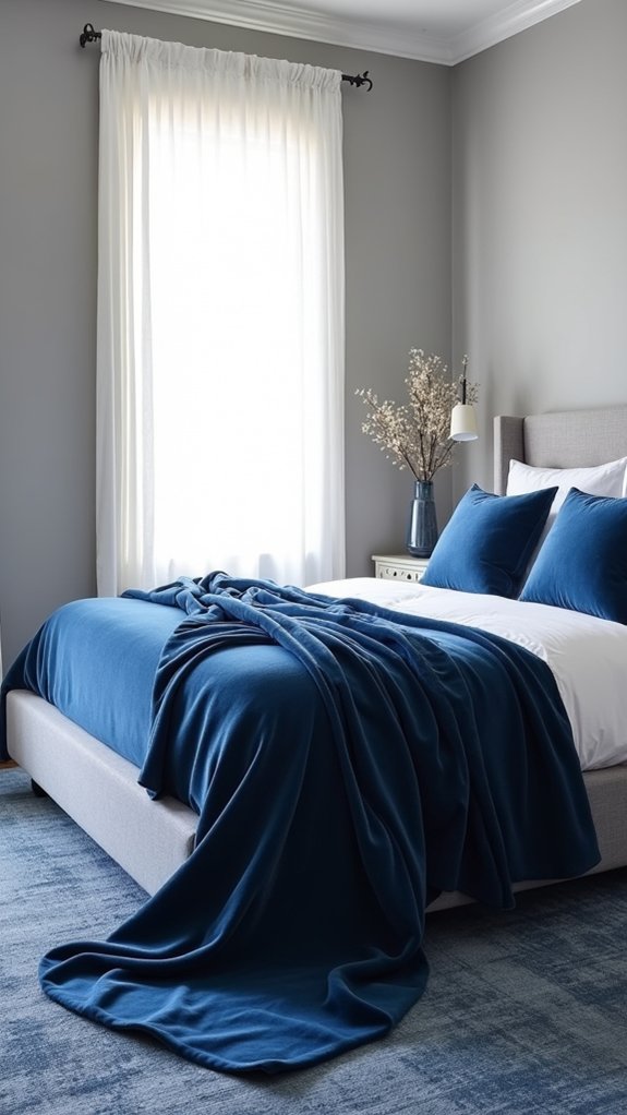 vibrant sapphire blue patterns