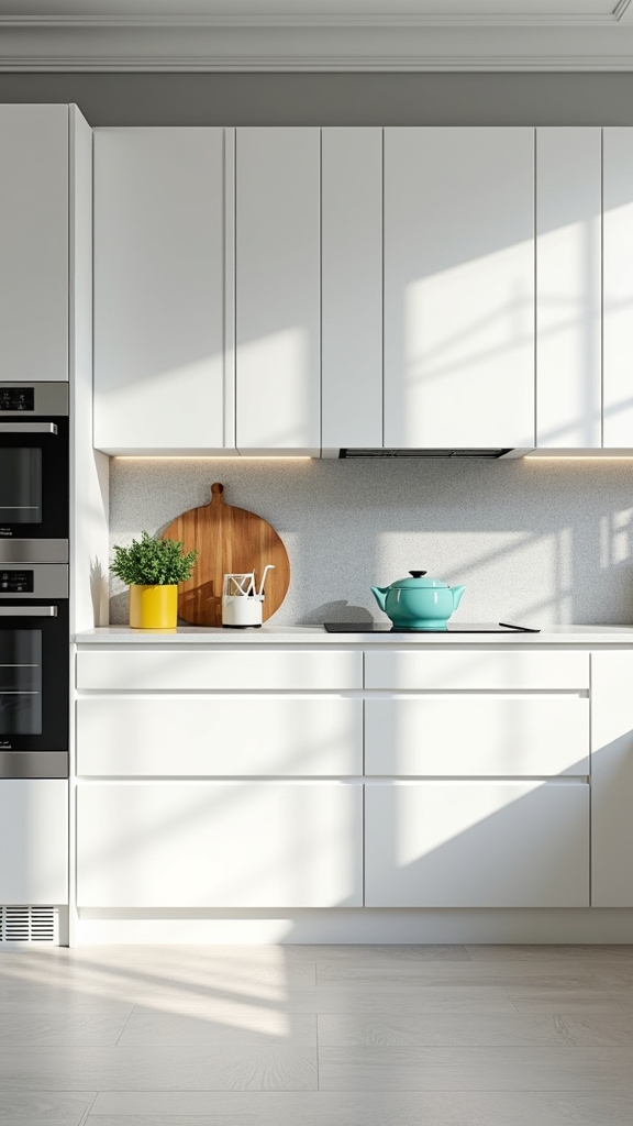 accent colors enhance kitchens