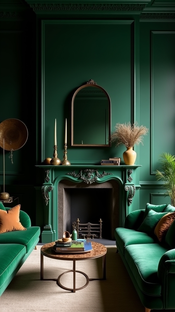 accent your fireplace mantel