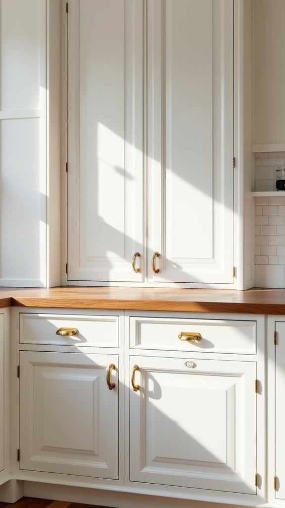 antique brass handles elegance