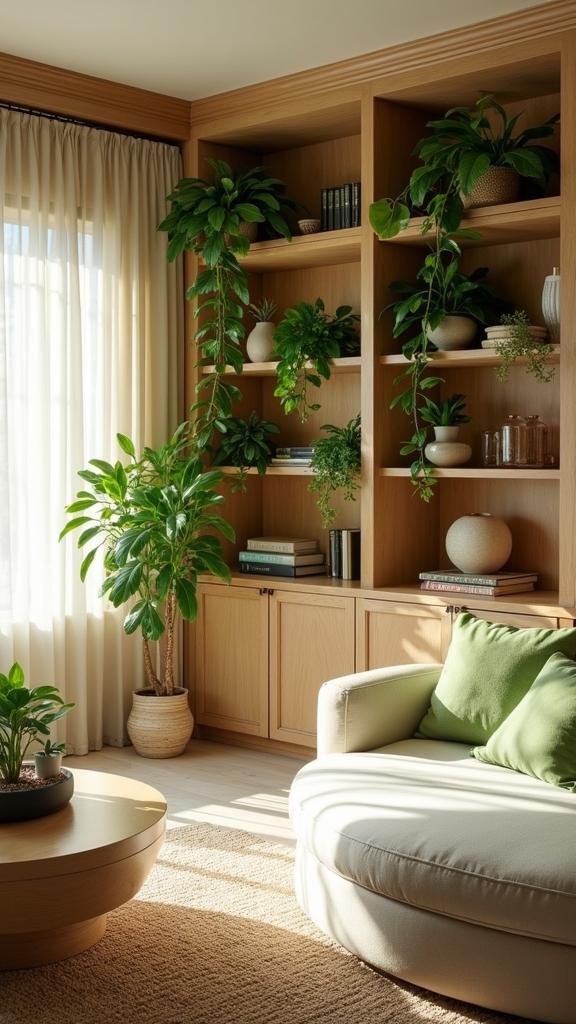 architectural greenery enhances ambiance