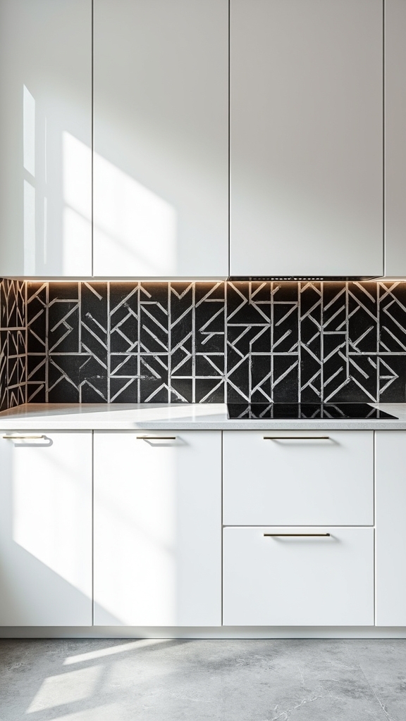 art deco black and white