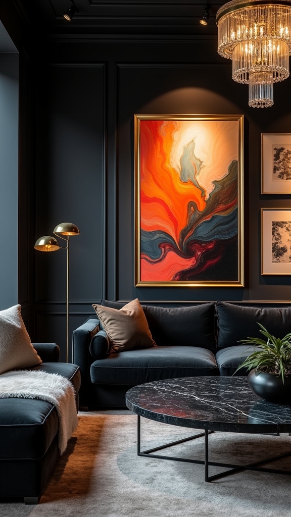 art display enhances contrast