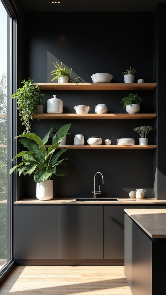 balanced modern kitchen design