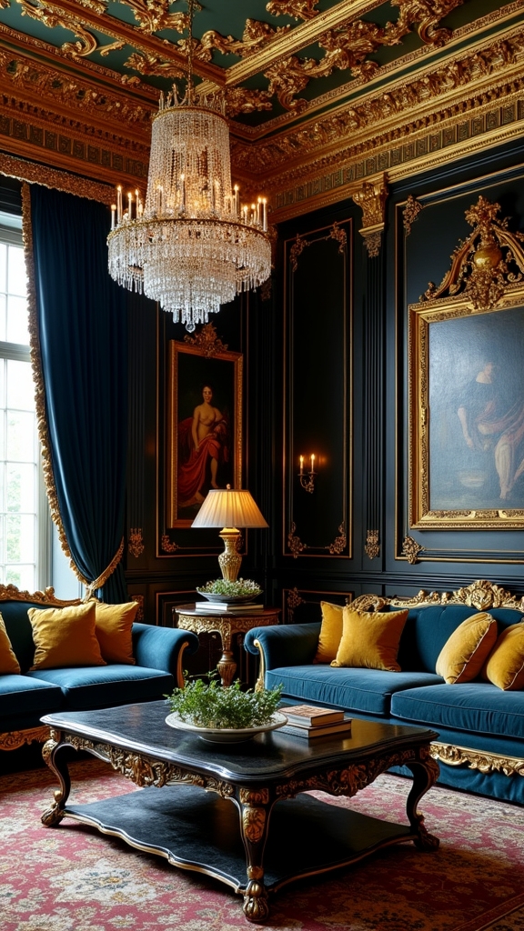 baroque inspired opulent interiors