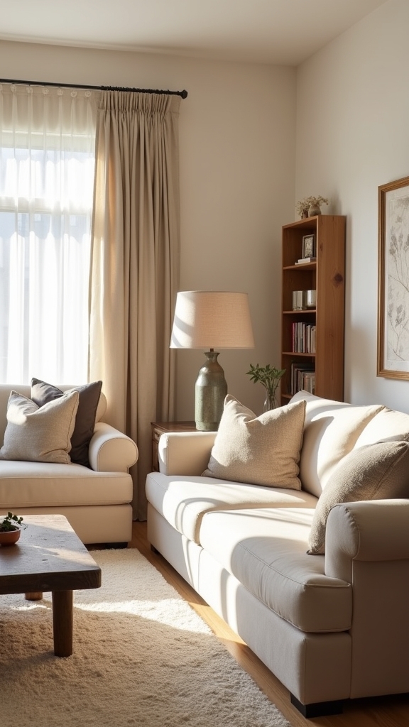 beige tones create serenity