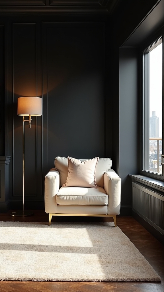 black and neutral harmony