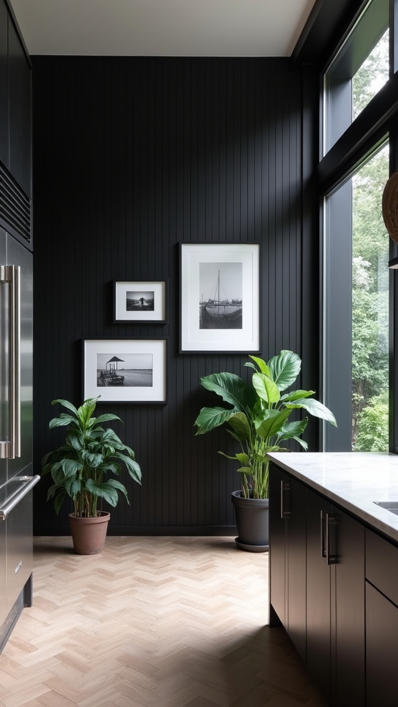 black board and batten