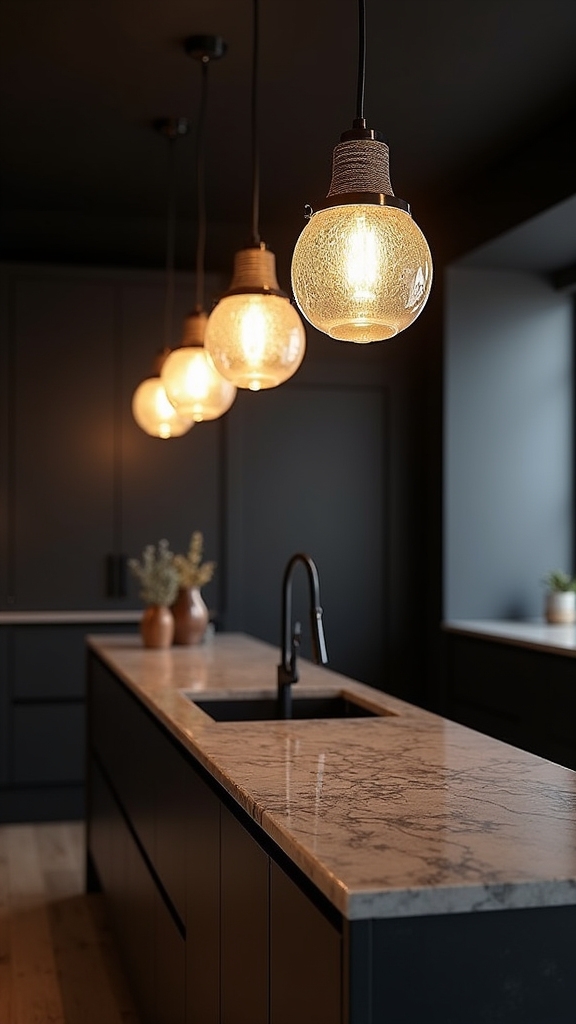 black pendant lighting elegance