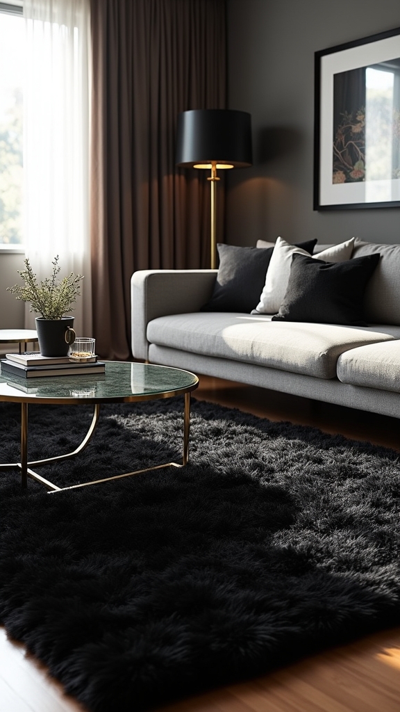 black vs grey rugs