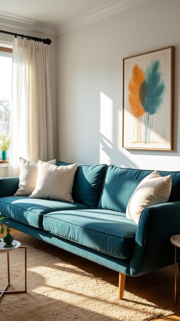 blue accents complementary colors