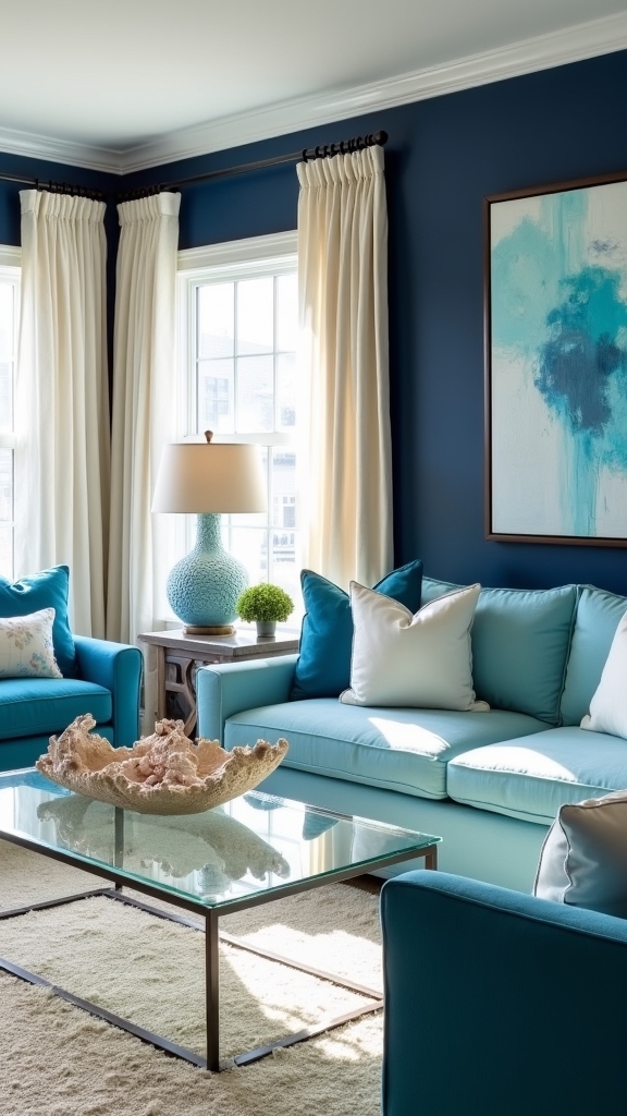 blue wall design ideas