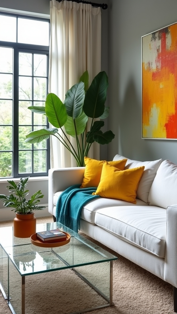bold accent shades enhance harmony