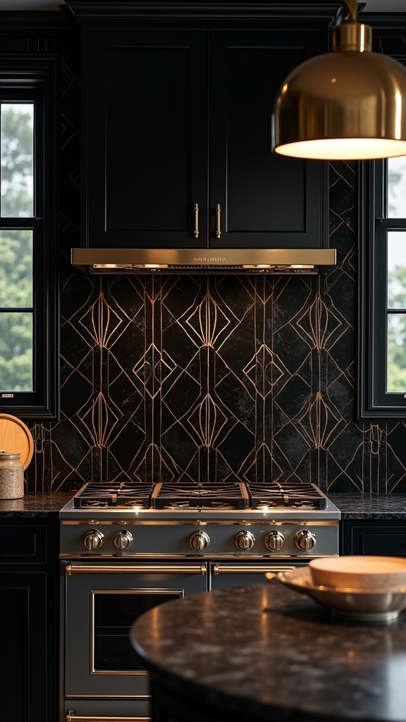 bold art deco tiles