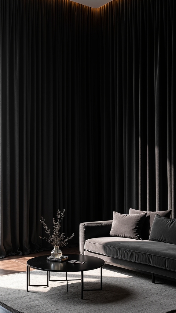 bold artistic curtain designs
