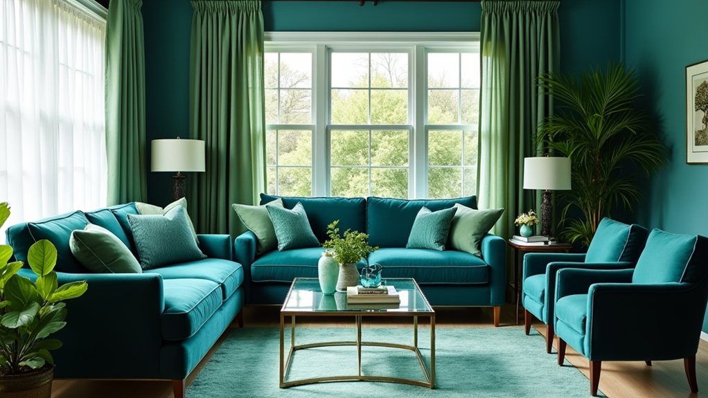 bold balanced living room
