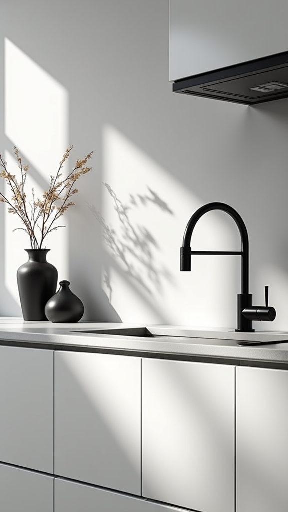 bold black and white contrast