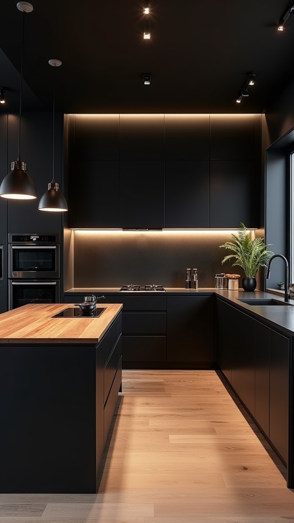 bold black and wood