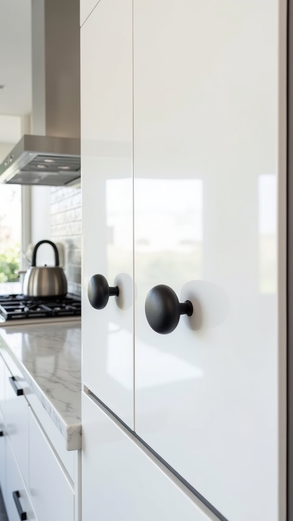 bold black handles elegance