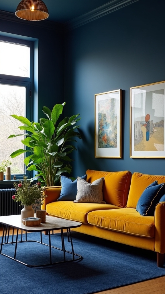 bold colors cozy retreat