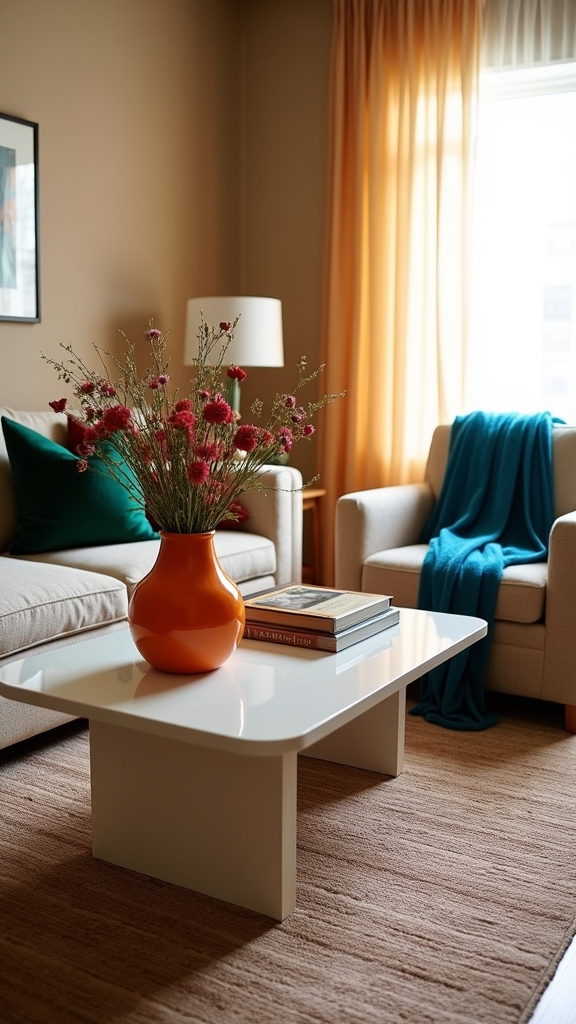 bold colors enhance living space
