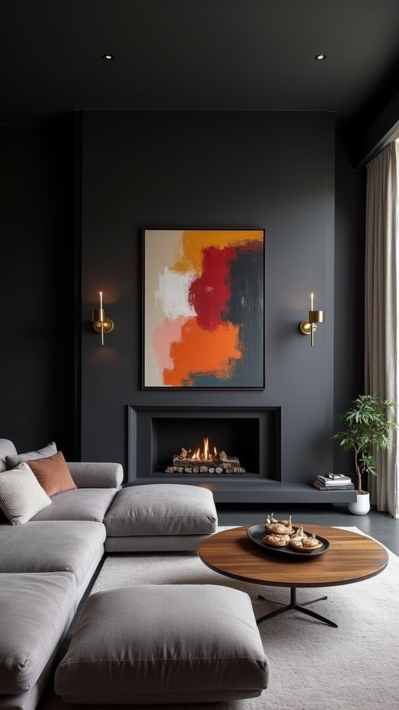 bold contrast enhances elegance