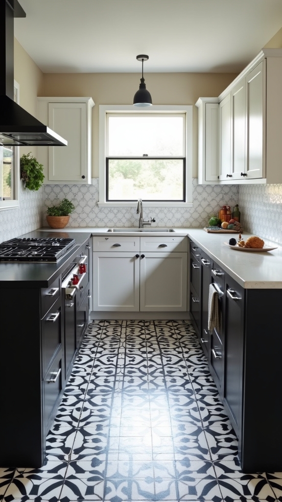 bold contrast geometric elegance