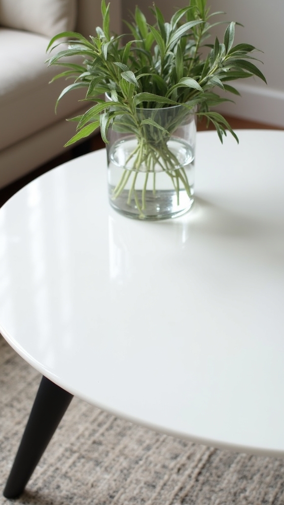 bold contrast in decor