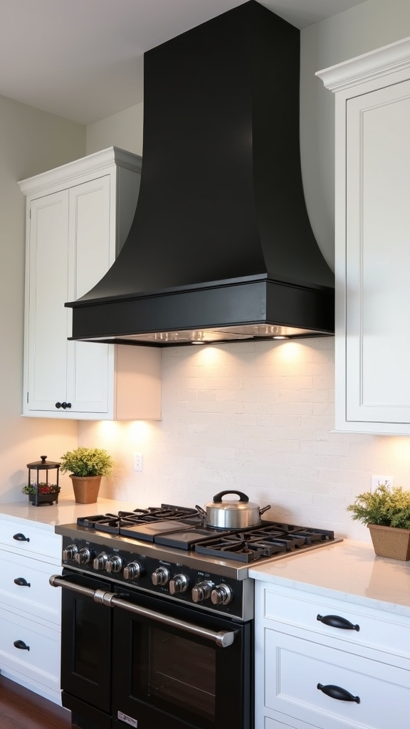 bold contrast modern farmhouse elegance