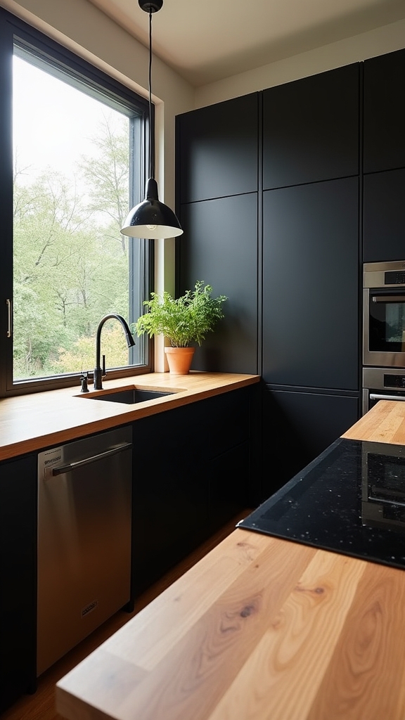 bold contrasts warm textures