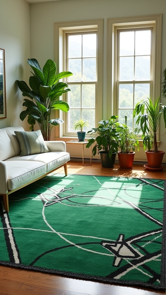 bold geometric rug designs
