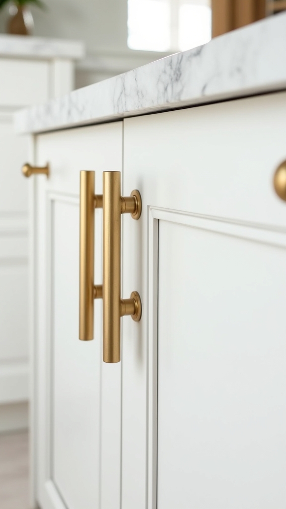 bold gold handles luxury