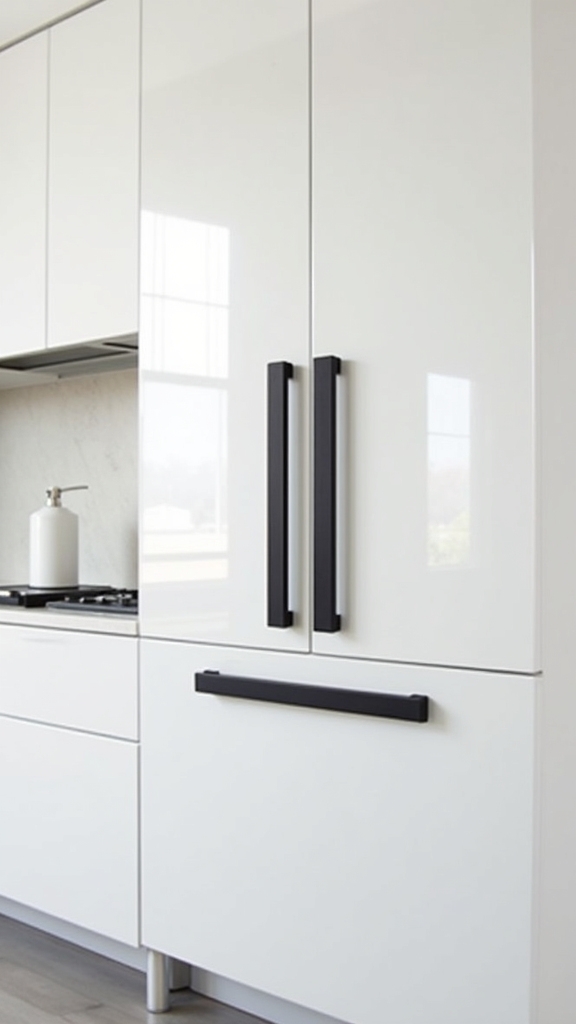 bold handles glossy elegance