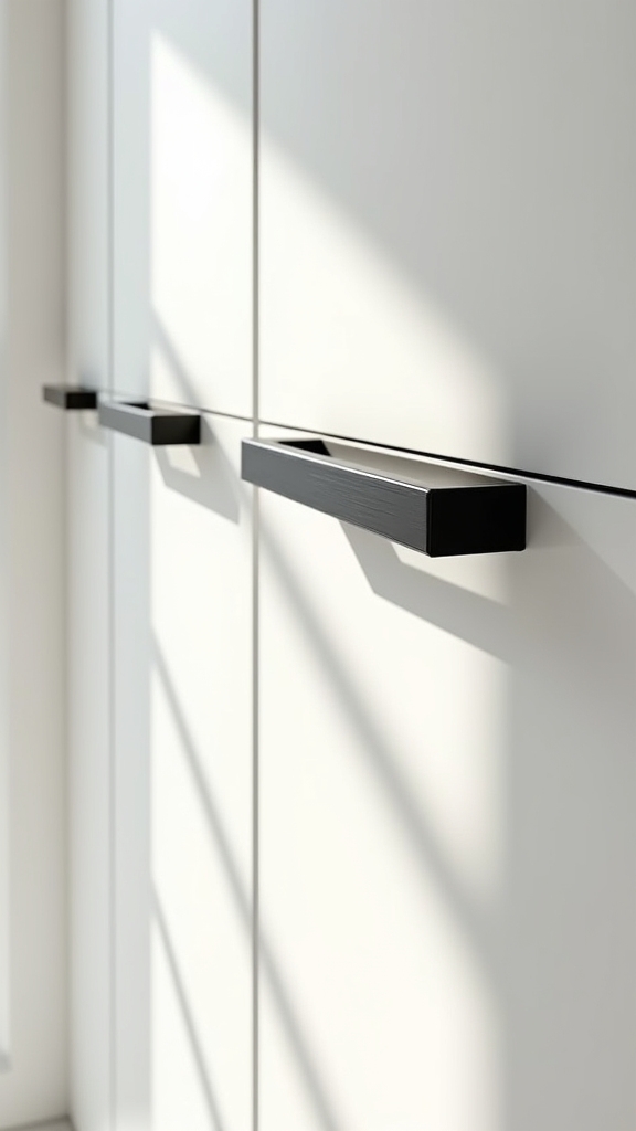 bold monochrome hardware accentuation