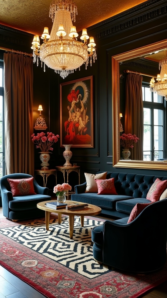 bold opulence through layering