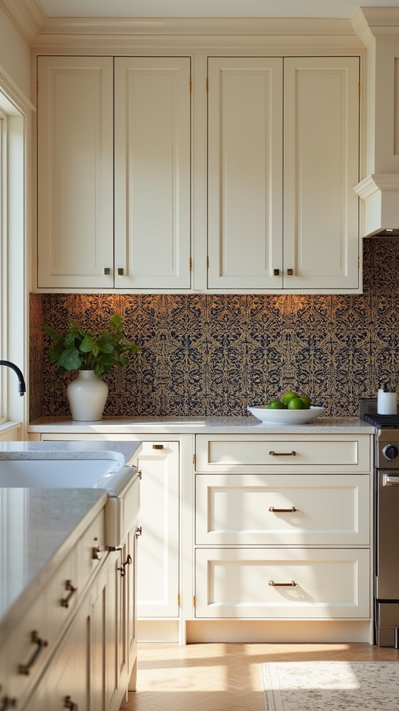 bold patterns enhance kitchens
