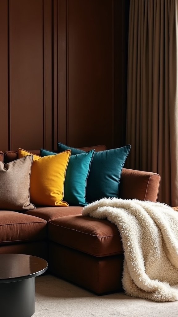 bold pillows layered blankets