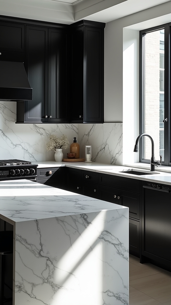 bold veined marble elegance