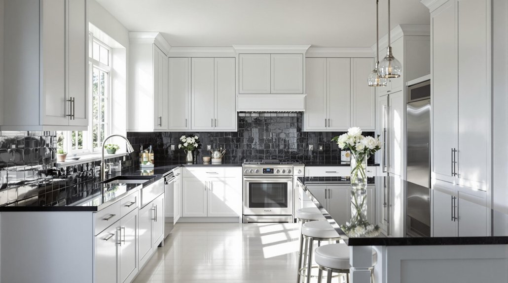 bold white and black