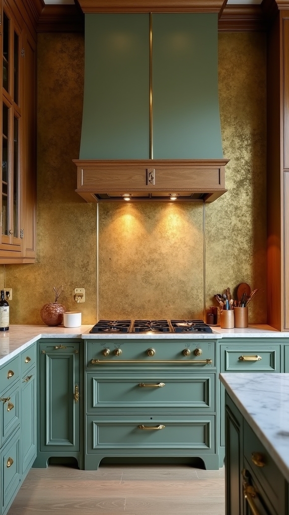 brass elegance enhances kitchens