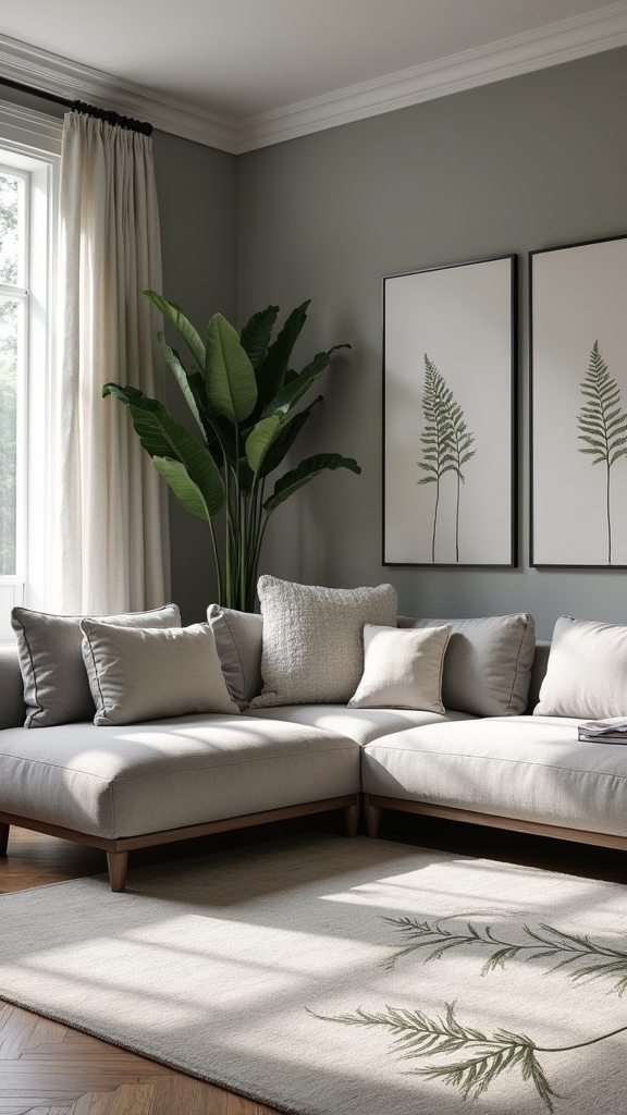 breezy bohemian leaf decor