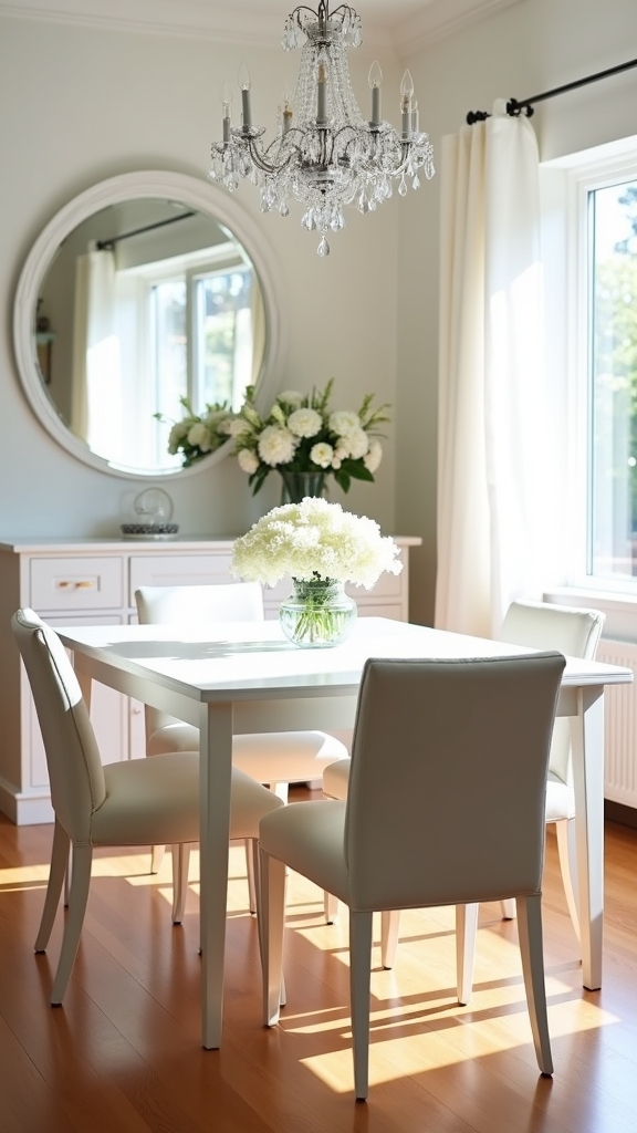 bright airy dining spaces