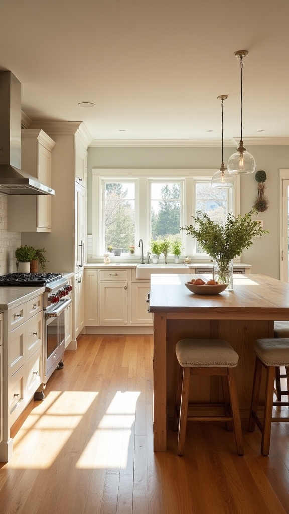 bright airy inviting kitchen
