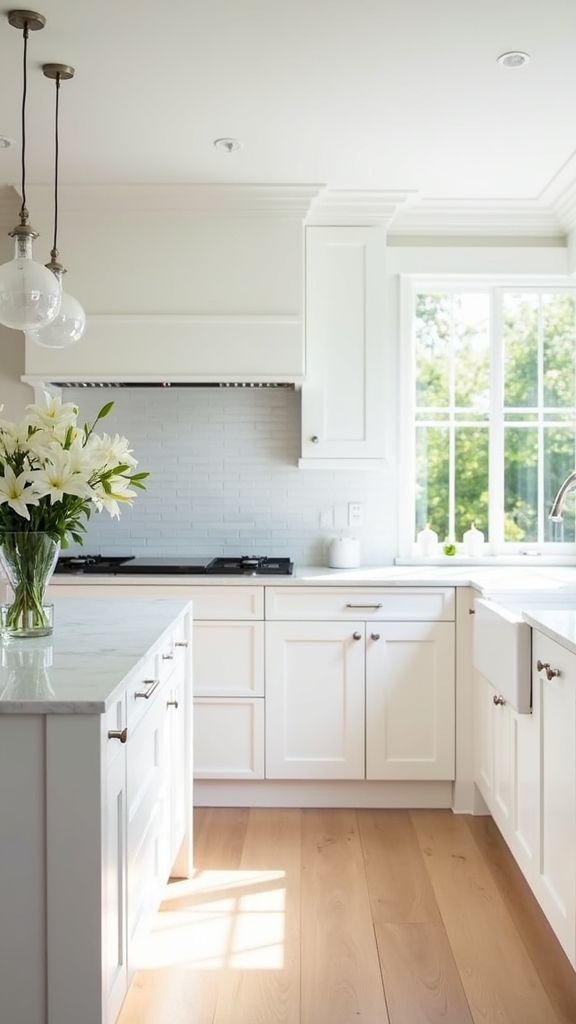 bright airy kitchen design