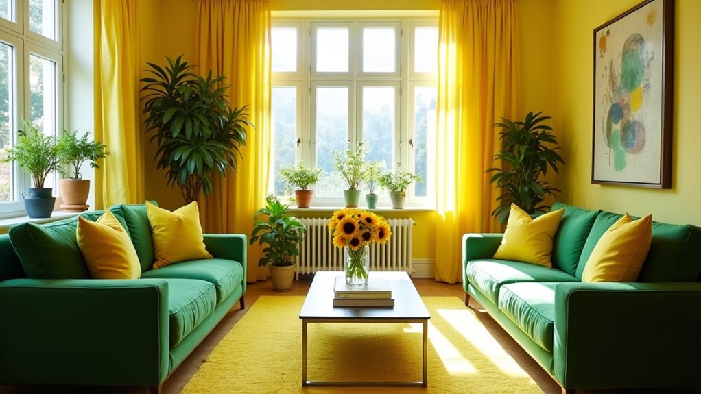 bright and cheerful decor