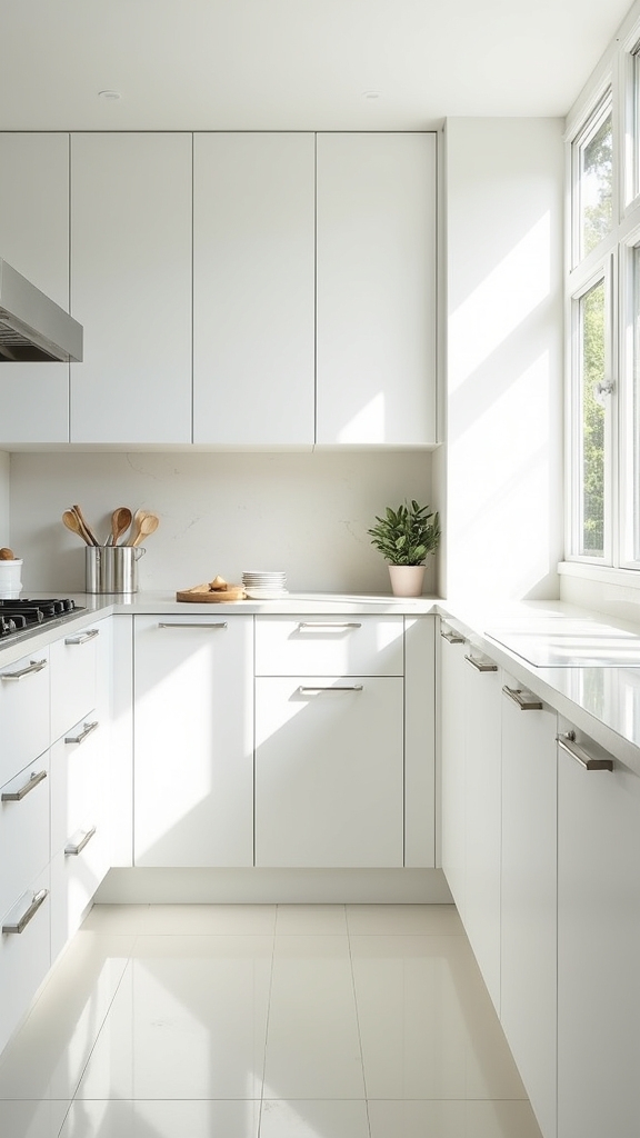 bright minimalist kitchen design